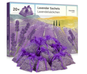 Lavendel Duftsäckchen Kleiderschrank: 20x Echter Lavendel getrocknet