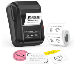 SUPVAN Etikettendrucker, T50M Pro Bluetooth Etikettiergerät