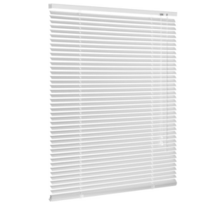 Ventanara® Jalousie Aluminium Weiß inklusive Montagematerial mit und ohne Bohren 50 x 130 cm