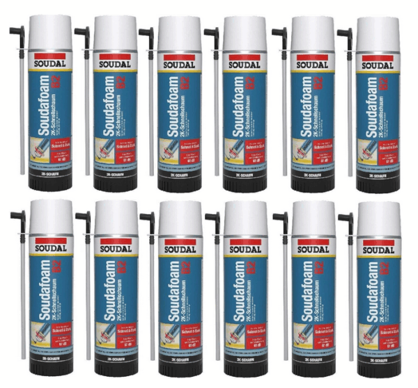 2k Pu Schaum: 12 x Soudal Soudafoam 2K