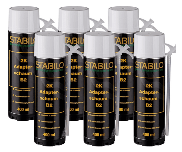 2k Pu Schaum: 6x Adapterschaum 400ml