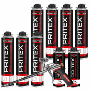 2k Pu Schaum: Bauschaum Set aus 6 x 750 ml